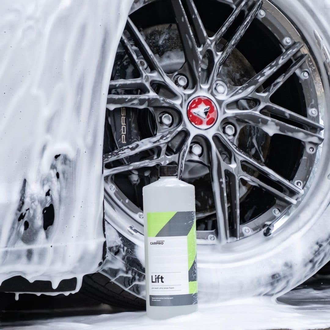 CARPRO Lift - Pre-Wash Snow Foam Car Wash Soap, Dissolves and Lifts Away a Large Amount of Dirt & Grime, Completely Touchless - Use in Bucket or Foam Cannon, Concentrated - Gallon (135oz)