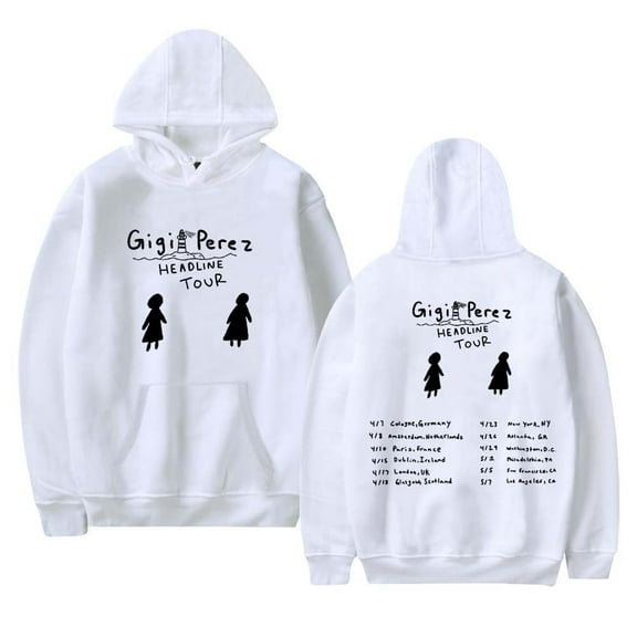 Gigi Perez 2025 Headline Tour Unisex Streetwear Hoodie - Casual Pullover Sweatshirt