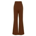 thumbnail image 5 of WILLBEST Pantalones Casuales de Mujer, Pantalones de Vestir con Corte Acampanado, Pantalones Rectos de Cintura Alta, Pantalones de Trabajo Informales de Negocios con Bolsillos, 126 Mediana, 5 of 5