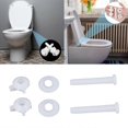thumbnail image 2 of 2pcs/set Essential Toilet Hardware Kits Secure & Durable Toilet Hinge Screws Handy Toilet Fixings Set Toilet Repair Kits, 2 of 4
