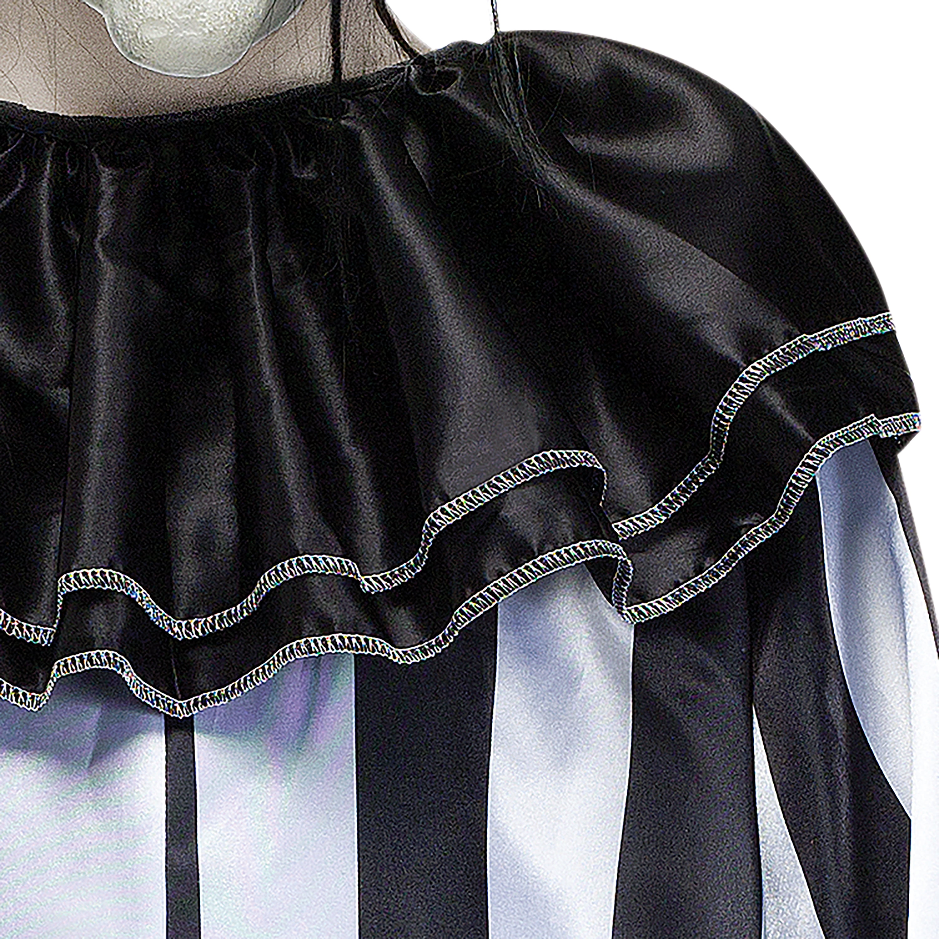 Killer Clown Halloween Costume for Children, Black and White, Boy's Size L (10/12), by Way to Celebrate