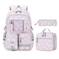 thumbnail image 1 of GPOECD Large Capacity Lightweight Girls Backpack for School Kids Backpack for Daily Use Commute Stylish Durable Girls Backpack Grey,One Size, 1 of 2