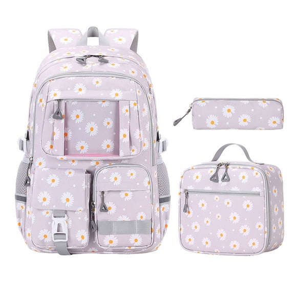 Gyujnb School Backpack, Students Backpack for School Large Capacity Lightweight Backpack for Daily Use Commute, Backpack for School , Backpack with Lunch Box