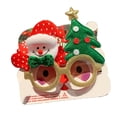 thumbnail image 2 of NIBOLOG Glasses Frame Eye-catching Exquisite Workmanship Plastic Decorative Realistic Xmas Eyeglasses Prop for Festival, 2 of 8