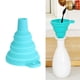 thumbnail image 2 of Mini embudo plegable JShteea de silicona herramienta de cocina azul, 2 of 9
