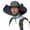 Grey, variant on USB Charging Detachable Solar Charging Fan Embedded Large Brimmed Hat Summer Outdoor Sun Hat Men's Hiking And Fishing Hat (three Fan Version),Grey