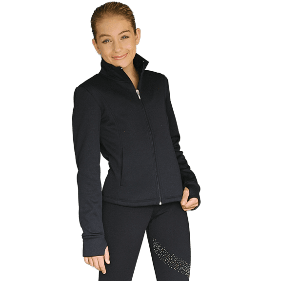 ChloeNoel JT61 Princess Seam Fitted Jacket with Pockets & Thumb Holes