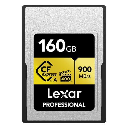 UPC: 0843367127733 | Lexar LCAGOLD160G-RNENG Professional CFexpress Type A Card GOLD Series (160 GB)
