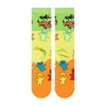 thumbnail image 3 of Cool Socks – Sour Patch Kids Colors Crew Socks – Size Large for Men & Women – Rainbow Gummy Graphic, 3 of 4
