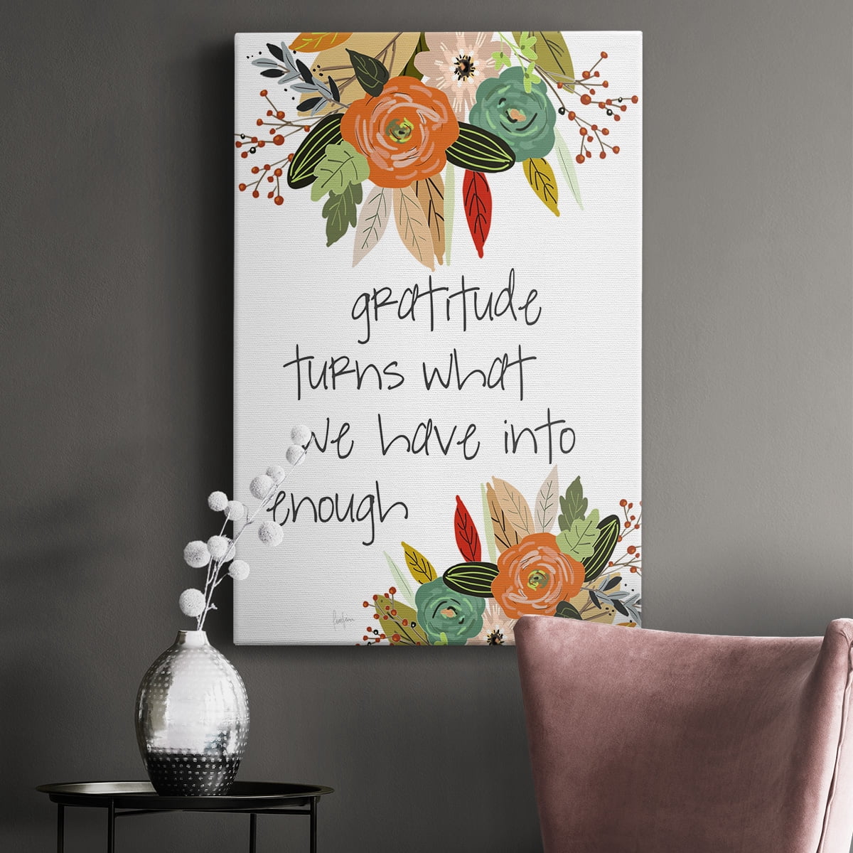 Illustrated Impressions II Premium Gallery Wrapped Canvas - Ready to Hang