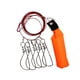 thumbnail image 2 of Clip para encordar la pesca, soporte para pesca, encordador para kayak, candado vivo para pesca grande naranja 5m, 2 of 9