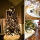 thumbnail image 5 of Falda para árbol de Navidad de 90 cm, tapete para árbol, falda para árbol de peluche de conejo blanco, adornos para árboles de Navidad, adornos para fiestas de Navidad, hoteles y hogares, 5 of 5