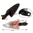 thumbnail image 3 of Meterk Turn Signal Lights One Pair LED Motorcycle Indicators 12V Direction Indicator Lamp for Motorcycle Replacement for S1000RR/C600/R1200R/R1200GS, 3 of 7