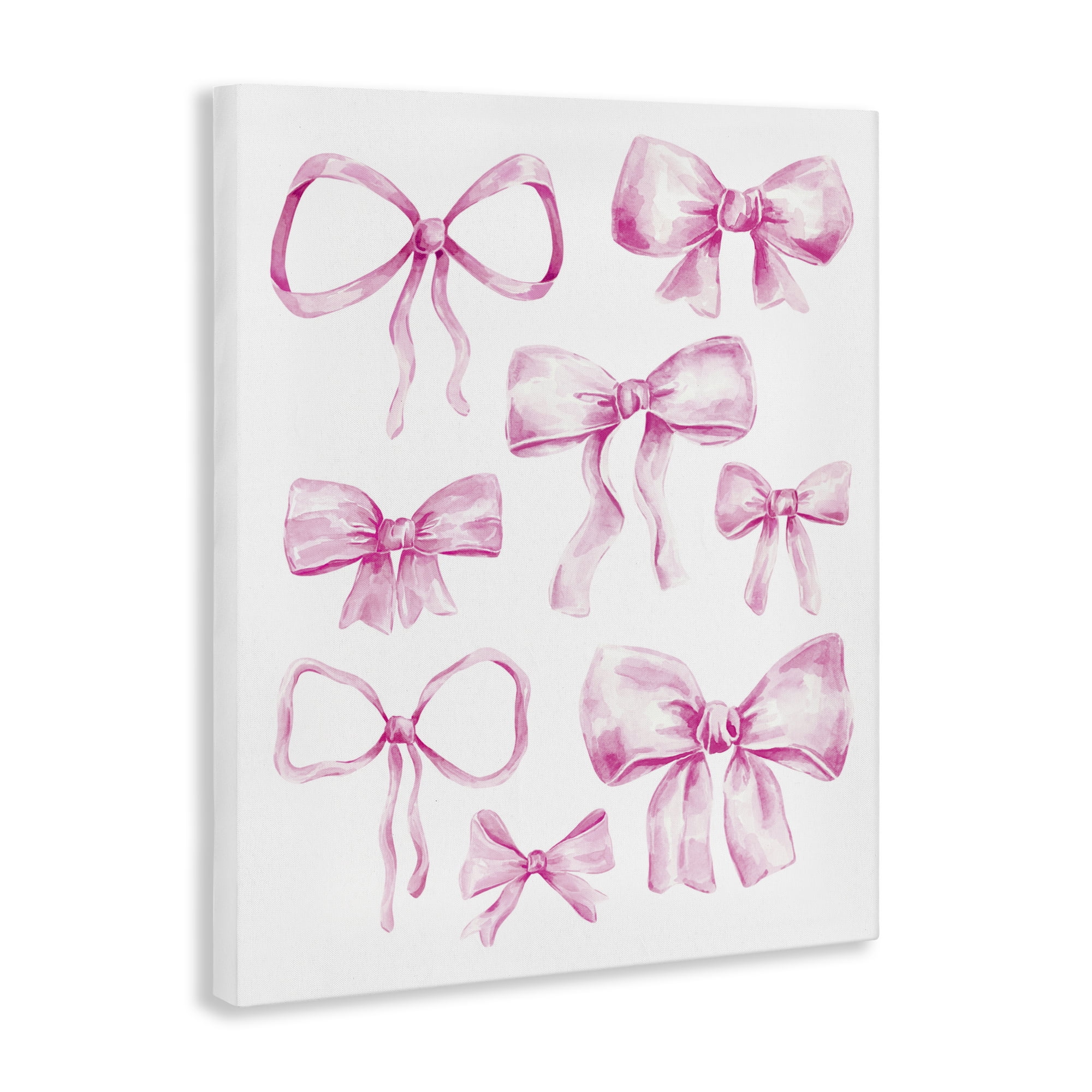 Stupell Industries Coquette Bow Collection Canvas Wall Art, design by Bethany Sandoval