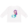thumbnail image 3 of Inktastic Mermaid Girls Long Sleeve Toddler T-Shirt, 3 of 5