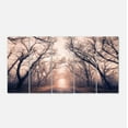 thumbnail image 2 of Road Through Mystical Dark Forest - Landscape Photography Canvas Print, 2 of 3