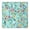 Pioneer Flower Floral-2, variant on Pioneer Flower Floral Print Pattern Square Fitted Tablecloth with Elastic Edge,Square Table Cover,Washable Elastic Table Cover for Home Kitchen Party Decor 34"x34"