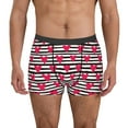 thumbnail image 1 of Fotbe Hearts And Lines Calzoncillos Tipo Boxer con Bolsa de Soporte Total para Hombre, X-Temp Fresco, Transpirable y de Secado Rápido-Large, 1 of 5