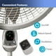 thumbnail image 5 of Ventilador de pedestal Lasko Cyclone 1885, 18 pulgadas, 3 velocidades, blanco, 5 of 9