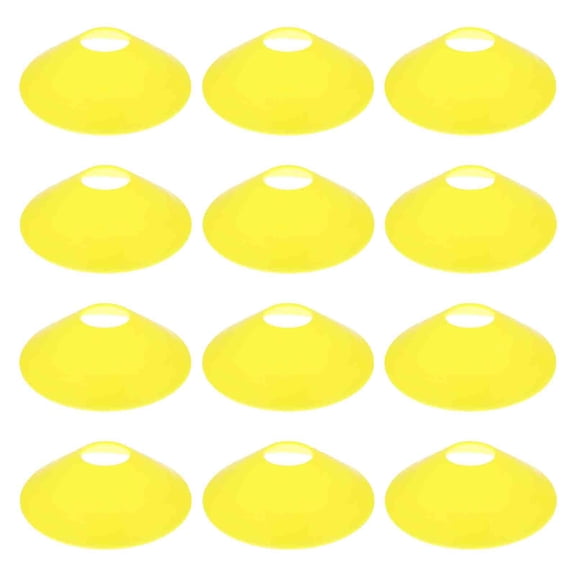 12 Pcs Small Football Kids Soccer Barricade Sign Agility Cones Training Equipment Outdoor Stuff Play Child