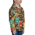 thumbnail image 3 of Rateoe Robot and Monsters Pattern Boys Hoodie, Youth Pullover Hooded Sweatshirt, Kangaroo Pocket Hoodie for Kids-Medium, 3 of 6