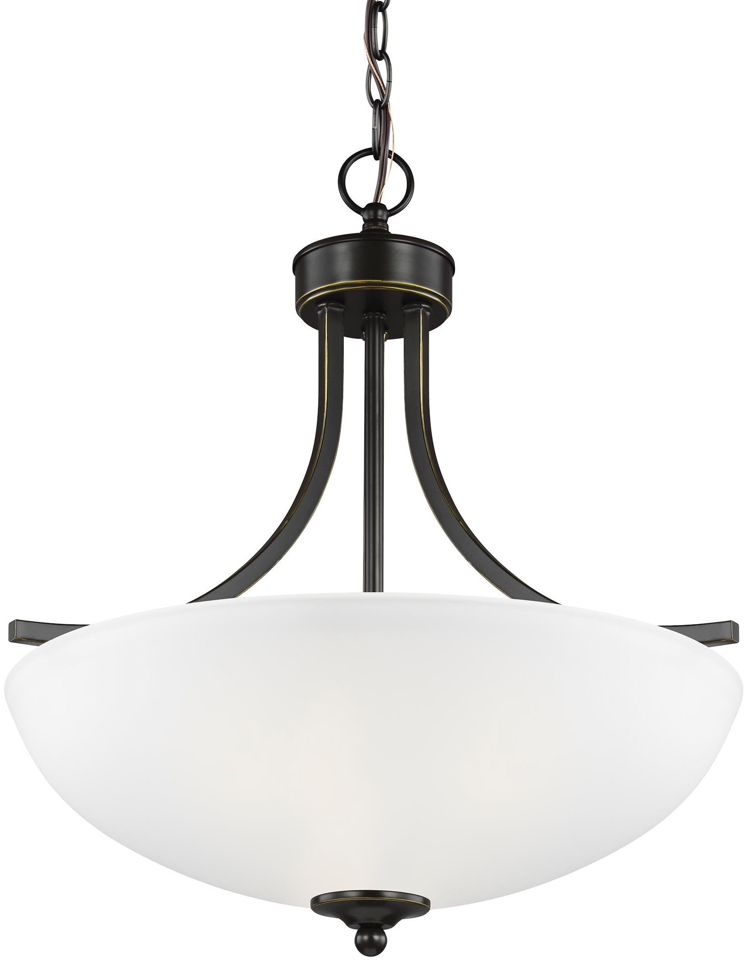 Sea Gull Lighting 6616503 Geary 3 Light 18-5/8" Wide Pendant - Walmart.com - Walmart.com