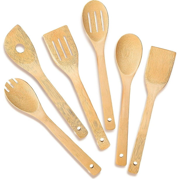 China Mejor Madera Natural Utensilios De Cocina De Madera Cucharas De Madera Y Spatular No Palillo Utensilios De Cocina Set De Bambú Utensilios Fabricant Y Proveedor - Precio Directo De Fábrica