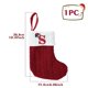 thumbnail image 3 of Calcetines de punto con alfabeto navideño Adornos para árboles de Navidad Decoraciones navideñas para el hogar 2024 Noel Año Nuevo 2025 Regalo de Navidad, 3 of 5