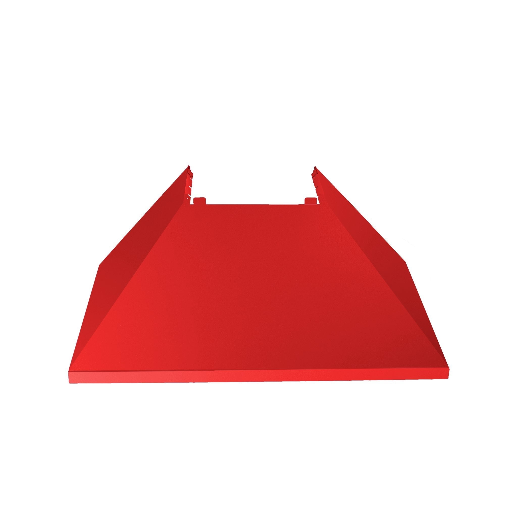 30" DuraSnow Stainless Steel Range Hood with Red Matte Shell (8654RM-30)