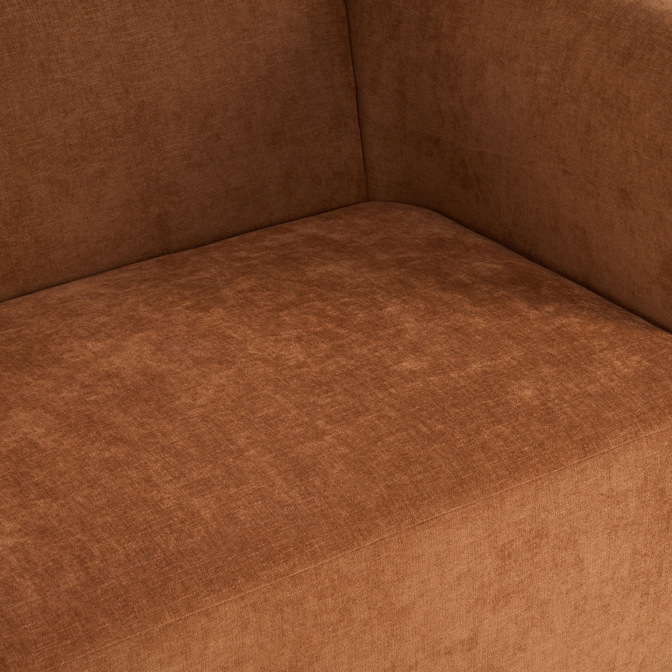 Christopher Knight Home 77.5" Modern Upholstered Sofa, 3 Seater Living Room Couch, Caramel