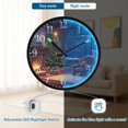 thumbnail image 5 of Voice Activated Clock with Glow Light 12 Inch Large Silent Wall Clock Battery Operated for Home Decor Christmas Decorated Living Room, 5 of 8