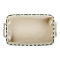 thumbnail image 2 of DII Polyester Container with Handles, Lattice Storage Bin, Small, Hunter Green, 2 of 3
