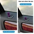 thumbnail image 4 of 4 Pcs Car Modification Door Lock Knobs, 0.47 x 1.96in Safety Vehicle Door Lift Bolt Accessories, Universal Automotive Door Lock Status Button Cover Replacement for Truck SUV (Purple), 4 of 6