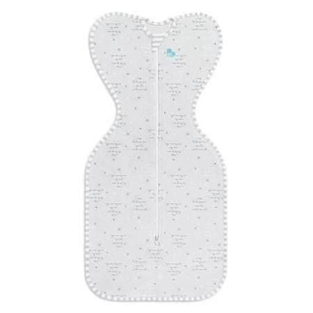 Love to Dream Emmaillotage Léger 0.2 TOG, Tu Es Mon, Petit, 8-13 lbs, Permet au Bébé de Dormir dans Sa Position Préférée pour s'Apaiser, Ajustement Serré Calme le Réflexe de Sursaut