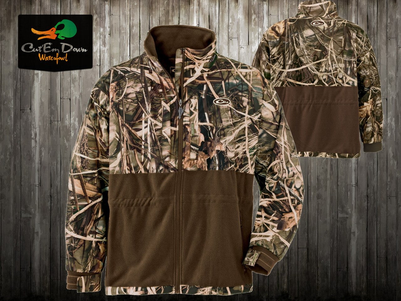 drake waterfowl men's mst eqwader plus full zip jacket