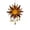 @005-Yellow, variant on YiJuHui Suncatcher Hanging Sunflower Ghost Decoration for Window, Acrylic Succulent Ornament for Bathroom Indoor Wall Décor, Fall Halloween Fun Home Decor Gift