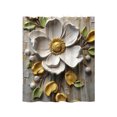 thumbnail image 2 of Tarmeek Floral Print Shower Curtain 90x180cm Polyester Waterproof Quick Dry for Bathroom Bathtub Hotel Spa Style, 2 of 7