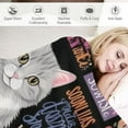thumbnail image 3 of Nawypu  Just a Girl Who Loves Cats Blankets for Cat Lovers, Cat Lover Gifts for Girls, Gifts for Cat Lovers, Cat Themed Gifts for Women, Cat Lady Gifts Blanket for Women, 3 of 6