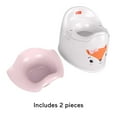 thumbnail image 6 of Fisher-Price Friendly Fox Potty Toddler Toilet Training Chair with Removable Bowl, 2 pieces, 6 of 7