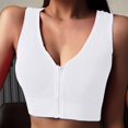 thumbnail image 2 of Ahuyic Womens Sports Bra,Summer Plus Size Bra,Womens U-shaped Sports Bra Without Steel Ring Yoga Bra,White,Free Size, 2 of 5