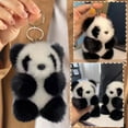 thumbnail image 4 of 15Cm Plush Panda Keychain And Bag Pendant Stuffed Animal Hanging Decoration For Bags And Keys, Cute Exquisite Stuffed Plush Toy With Golden Ring For Easy Attachment As Bag Charm, 4 of 4