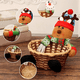 thumbnail image 4 of Cesta de almacenamiento de dulces de Feliz Navidad Biudunm Decoración -Santa -Cesta de almacenamiento Caja de dulces de escritorio A, 4 of 7