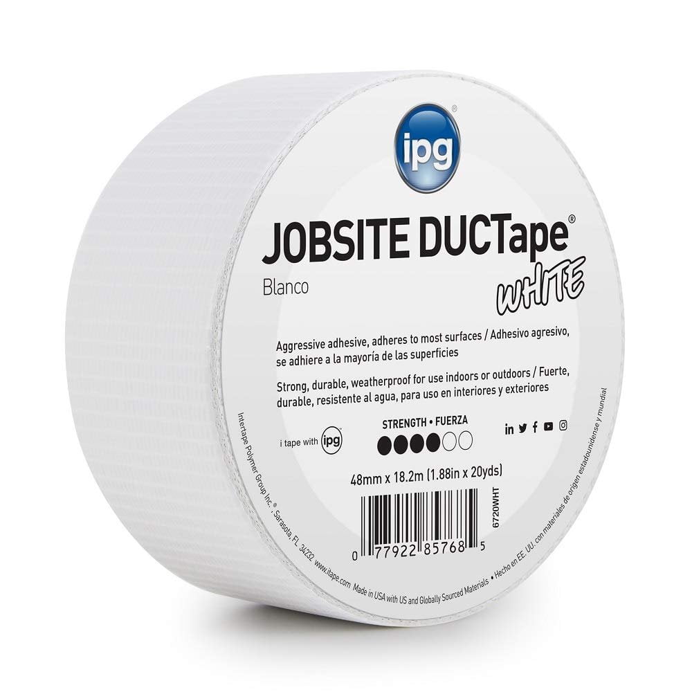IPG 6720GRN JobSite DUCTape Green 1.88 x 20 yd Single Roll Colored Duct Tape 