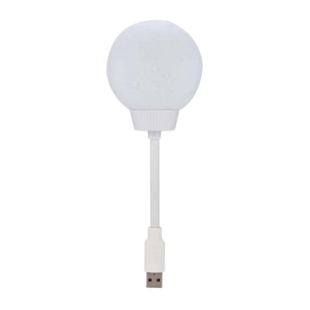 Luz de noche USB brillo táctil Control escritorio 3D impresión Lunar lámpara luz de de mitorio decoración bebé niñas Inserción Colco Luz de noche
