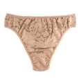 thumbnail image 3 of Hanky Panky Daily Lace High Cut Thong (771851),XS,Taupe, 3 of 5