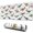White Cartoon Dinosaurs, variant on Long Mouse Pads for Desk,White Cartoon Dinosaurs Names Pattern Desk Mats on Top Of Desks, Desk Mouse Pad Extra Large with 3mm Non-Slip Base and Stitched Edge for Gaming,Office,Work,Home 31.5"x11.8"