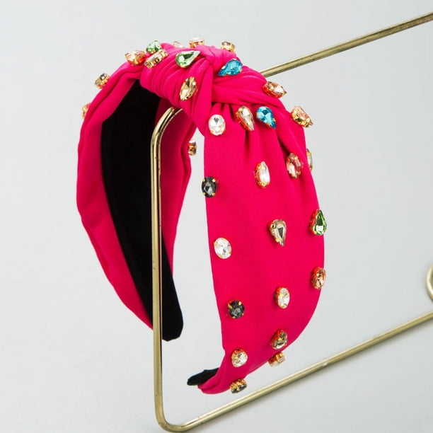 Ganfancp Diadema de Tela con Forma de Diamante para Mujer, Colorida y de Moda, Versátil para Accesorios de Pelo Al Aire Libre Ofertas de La Semana 1* Cinta para El Pelo