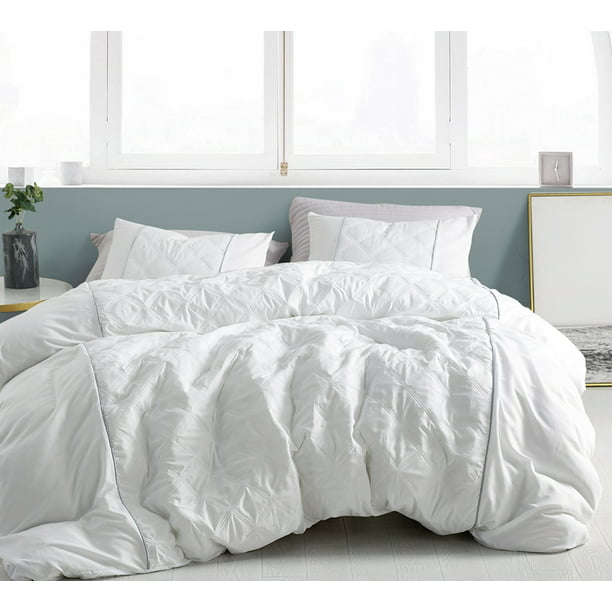 Le Blanc Textured Bedding Duvet Cover, White Textured Duvet Cover Full