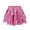 Hot Pink, variant on Bmisegm Back to School Outfits for Girls High Waist Elastic Metallic Tiered Ruffle Skirt for Party and Christmas Performance Girls Skirt 4-5 Years