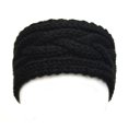 thumbnail image 4 of Wrapables® Thick Cable Knit Headband for Teens and Girls, Black, 4 of 4